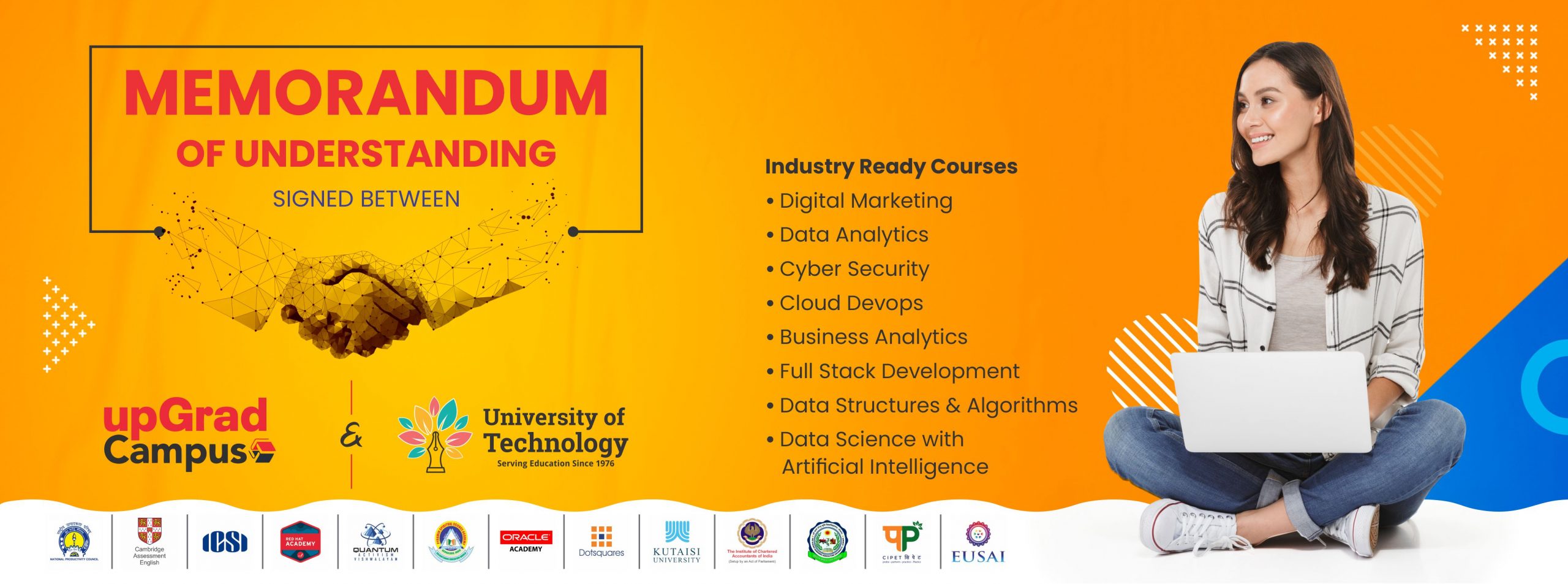 MOU upgrad campus web banner